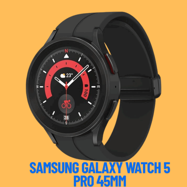 Samsung Galaxy Watch 5 Pro 45mm Smartwatch with GPS, Heart Rate, Fitness Tracking - Titanium, Sapphire Glass, Improved Battery